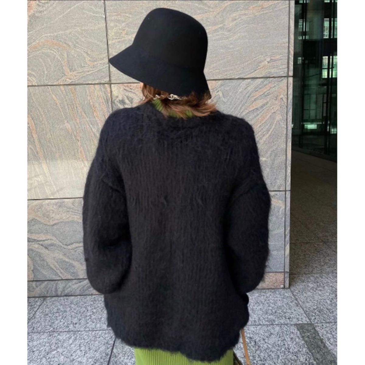 Ameri 新品 2WAY MOHAIR SHAGGY KNIT