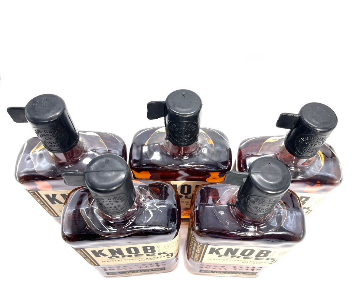 ノブクリーク 9年 KNOB CREEK 5本　750ml 50% バーボンウイスキー　9-24-187〜191_画像3