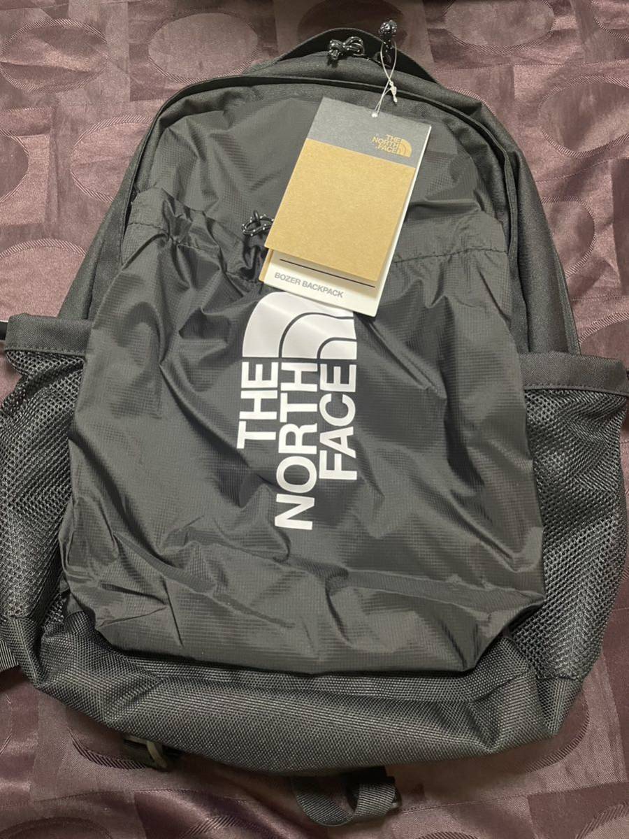 新品★THE NORTH FACE ザ・ノースフェイス ボザー バックパック　ナップサック リュック　１９L 黒_画像1