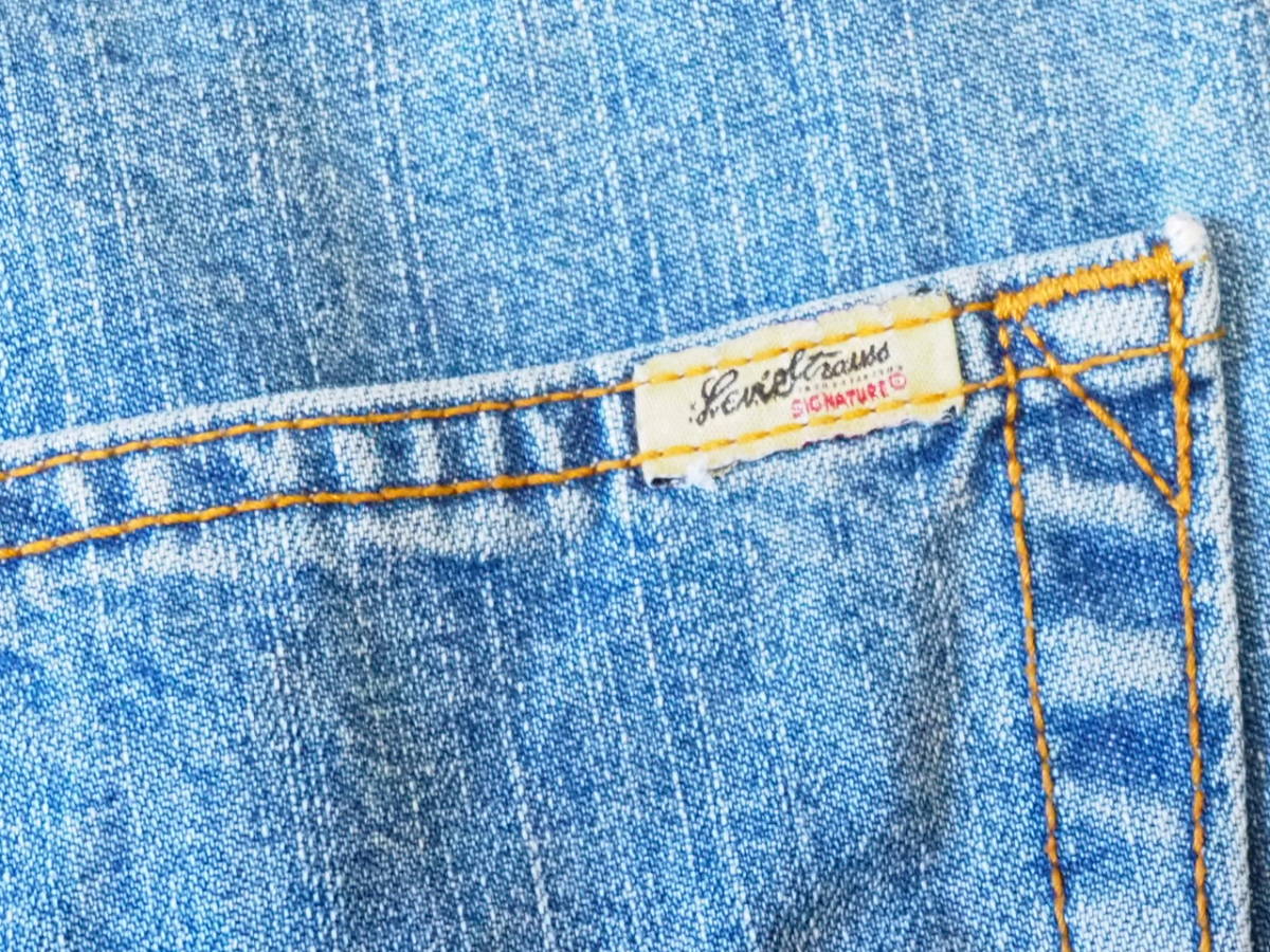 ☆送料無料☆ Levi’s リーバイス USA直輸入 古着 デニム ショートパンツ メンズ 36 インディゴブルー ボトムス 中古 即決_画像8