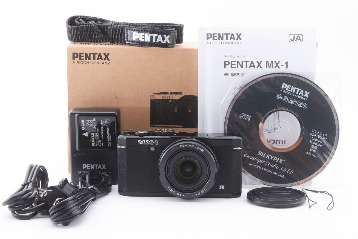 高評価！ PENTAX 美品 デジタルカメラ 箱付き クラシックブラック MX-1