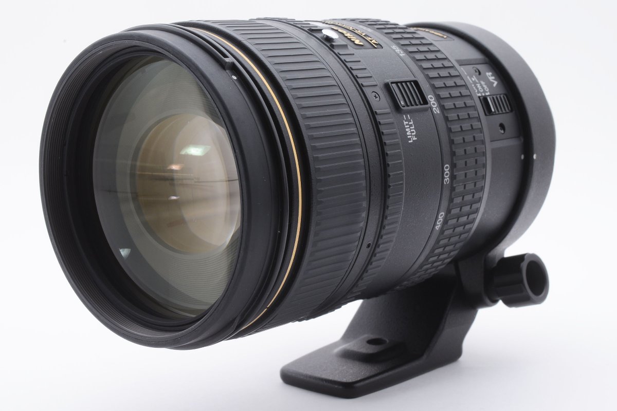 美品 Nikon AF VR Nikkor 80-400mm 4.5-5.6D フード付きの画像2
