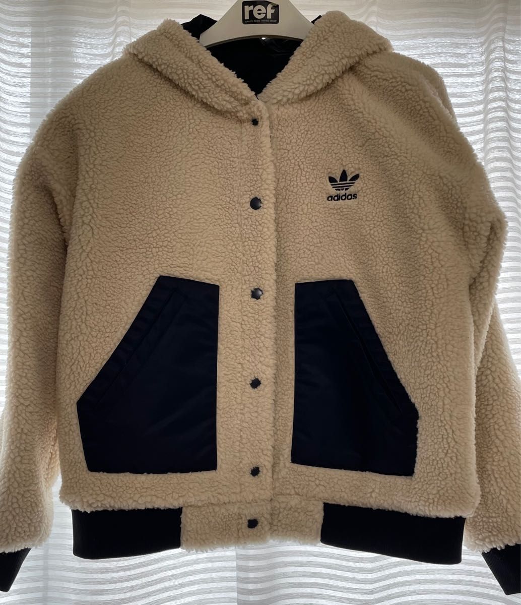 adidas original W SHARPA JACKET アディダスリバーシブルボアジャケット adidas original W SHARPA JACKET アディダスリバーシブルボアジャケット