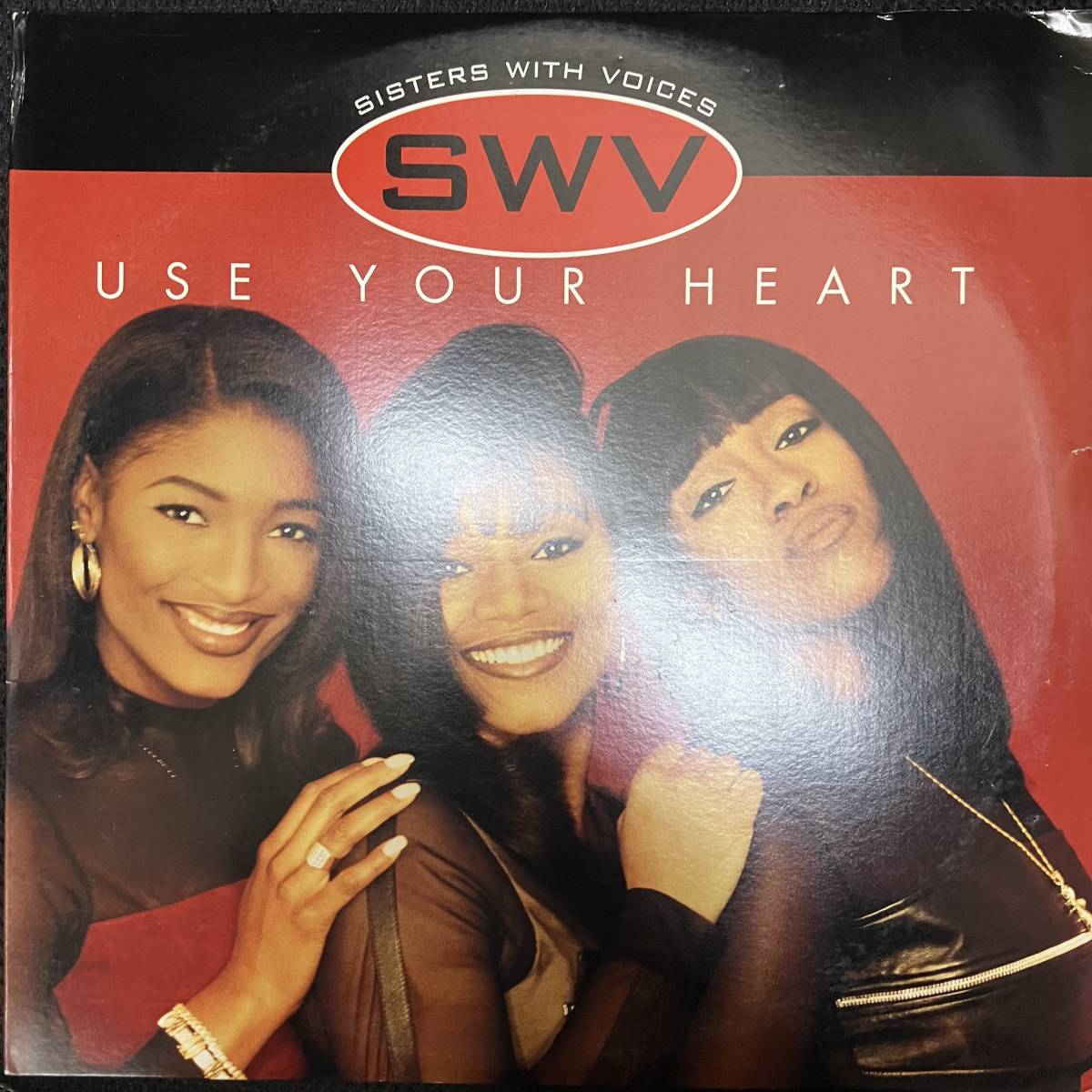 赤箱 HIPHOP,R&B SWV - SISTERS WITH VOICES / USE YOUR HEART INST,シングル レコード 中古品_画像1