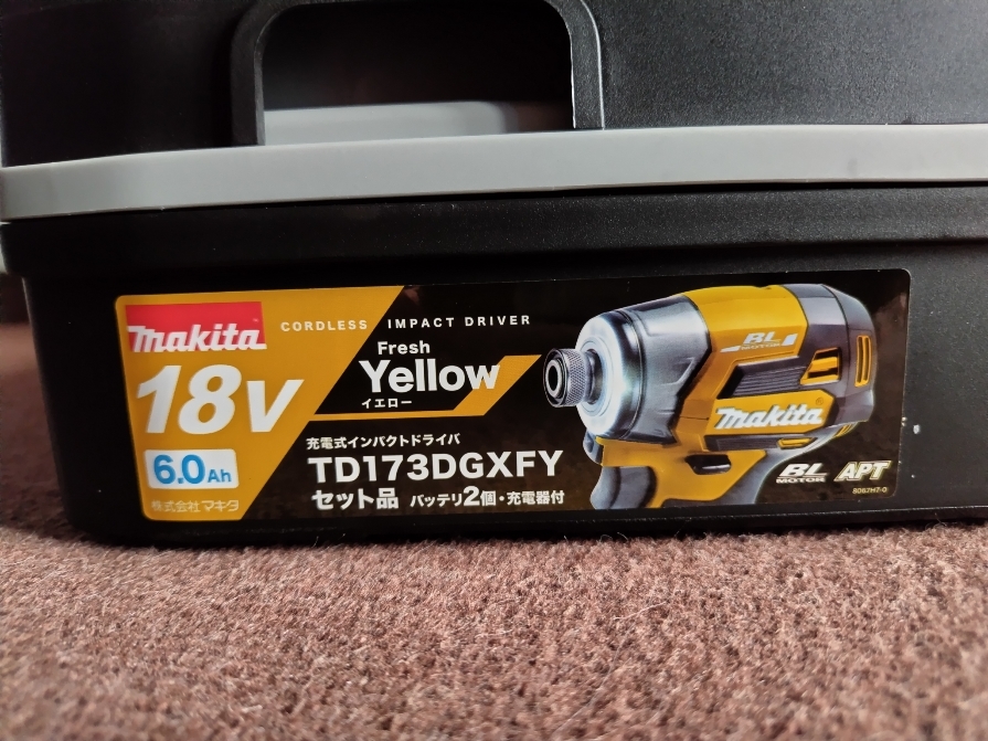 マキタ 充電式 インパクトドライバ TD173DGXFY イエロー 限定品 18V