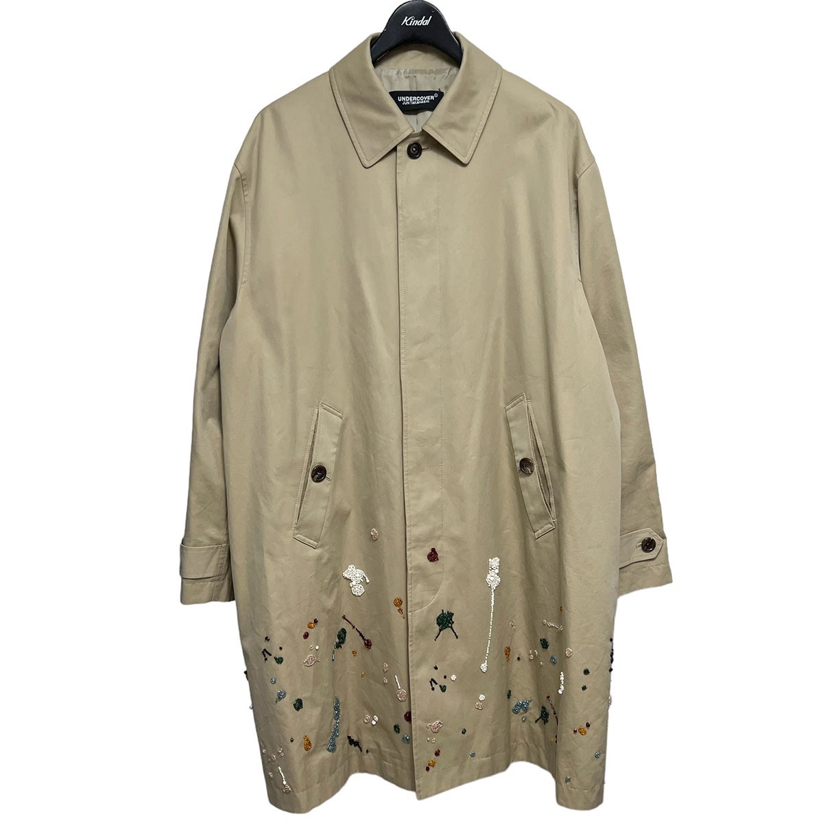 アンダーカバー UNDERCOVER 2023AW Cotton Stain Collar Coat 商品番号