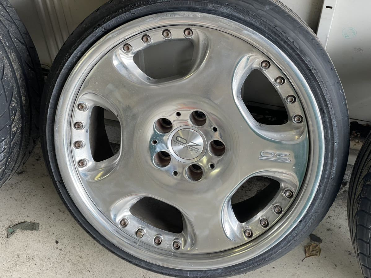OZ オペラ 2ピース 18インチ ディッシュ 9j +35 4本 ホイール 5h
