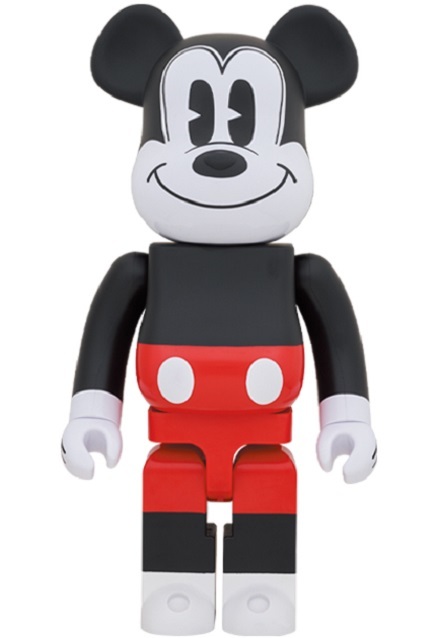 【送料無料・即決】 BE@RBRICK meets MICKEY MOUSE R&W 2020Ver. 1000% ☆新品～未開封☆ Disney ミッキーマウス ベアブリック MEDICOM TOY