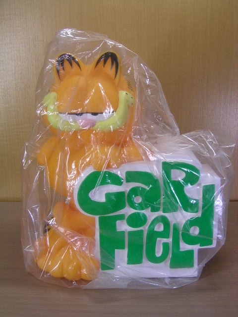 SEGA 1998 year Garfield savings box * unopened ~ not yet exhibition goods * sofvi super jumbo Bank not for sale Garfield Sega COIN BANK