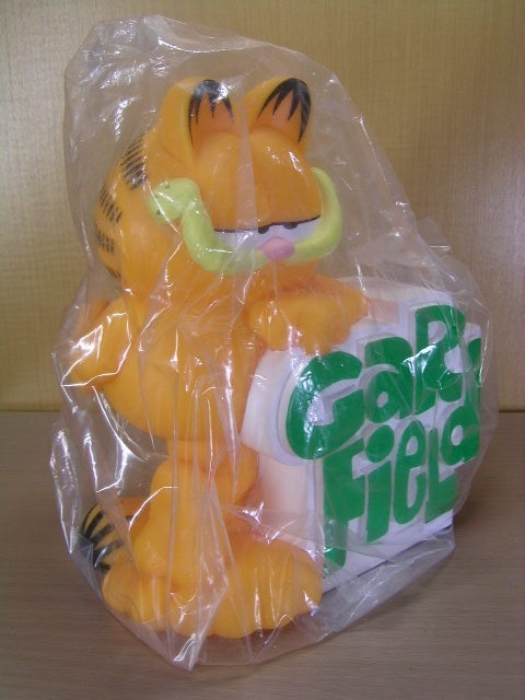 SEGA 1998 year Garfield savings box * unopened ~ not yet exhibition goods * sofvi super jumbo Bank not for sale Garfield Sega COIN BANK