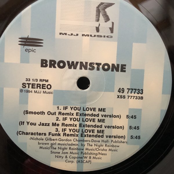 Brownstone / If You Love Me (Remixes)_画像2