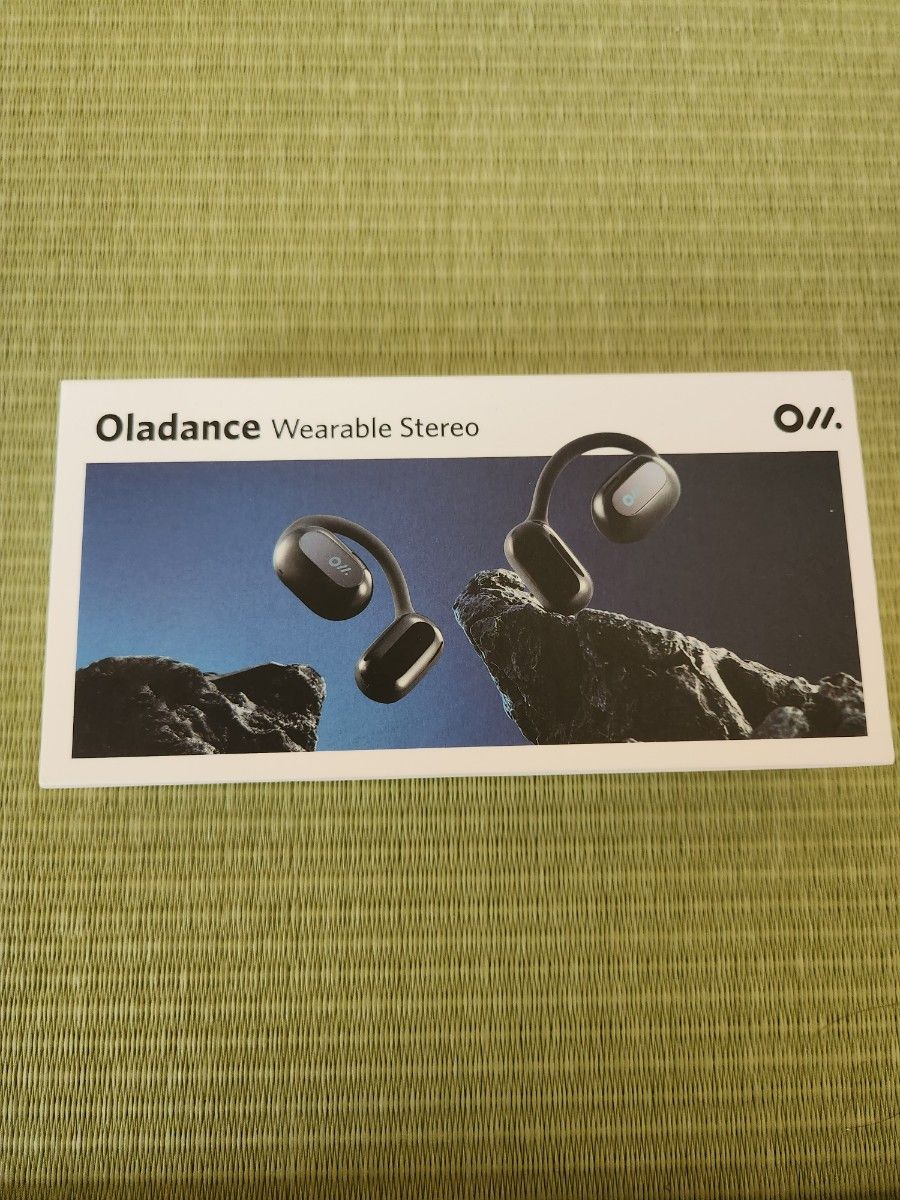 Oladance ウェアラブルステレオ ワイヤレスイヤホン　ブルー　充電ケース付