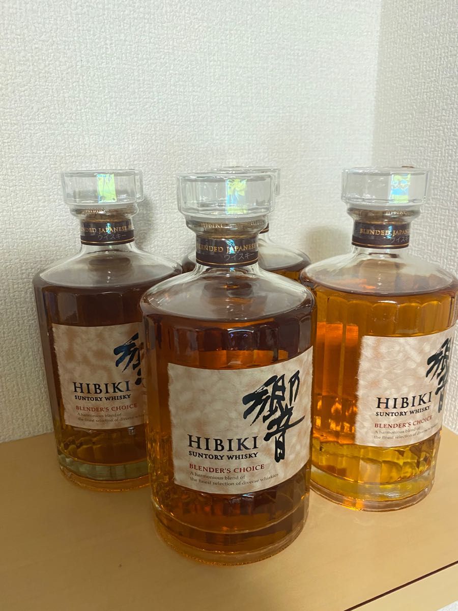 サントリー ウイスキー 響 ブレンダーズチョイス HIBIKI 4本セット 箱無し