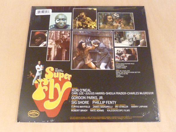 未開封 カーティス・メイフィールド Super Fly O.S.T. 切り抜きジャケット仕様 限定復刻LP Curtis Mayfield Give Me Your Love Superfly_画像2