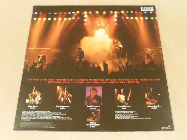 未開封 アイアン・メイデン Killers LPアナログレコード Iron Maiden キラーズ 2nd Steve Harris Paul Di'Anno_画像2