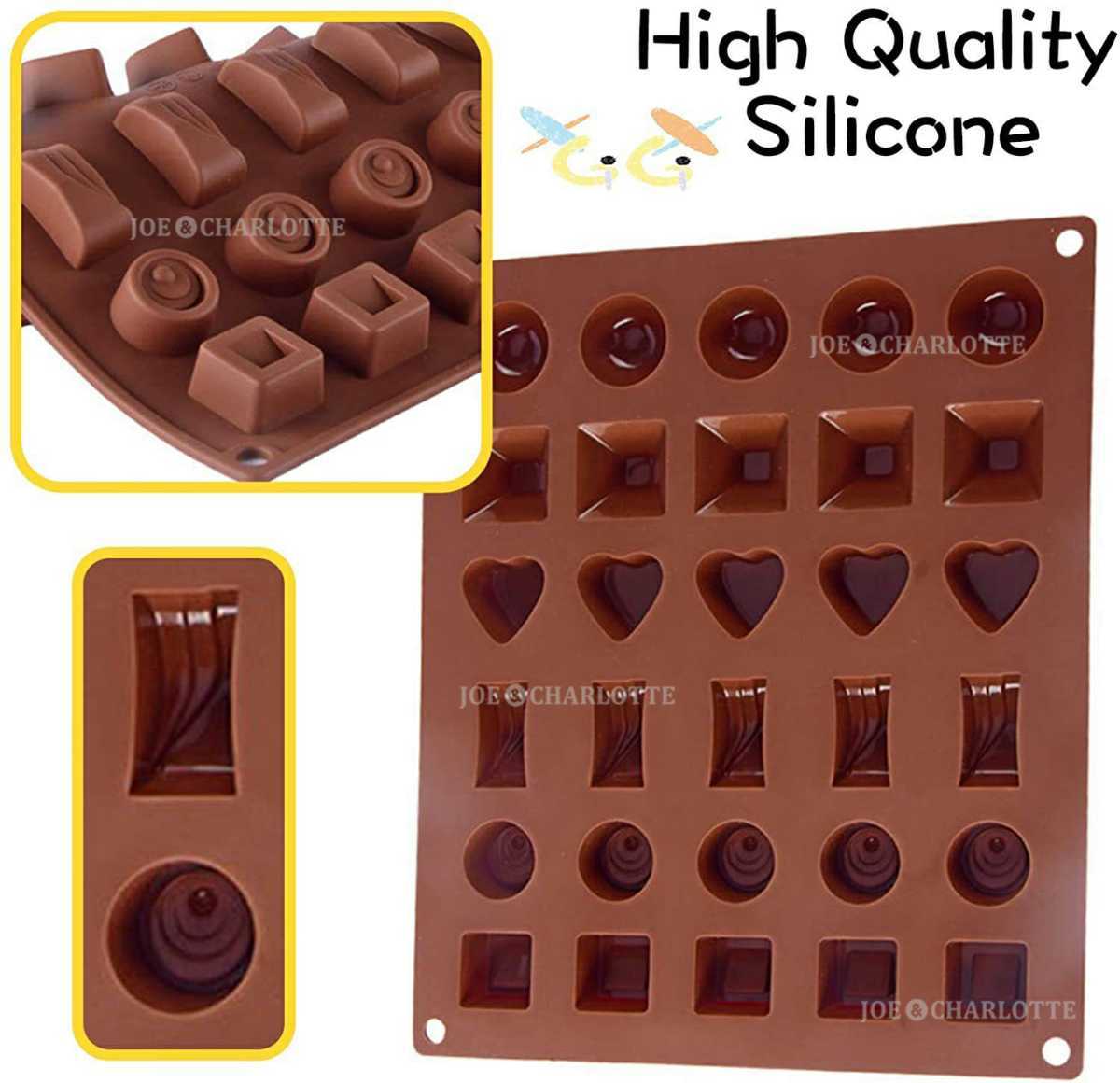 【6種×5列】チョコレートモールド シリコン製 クッキー ケーキ型抜きお菓子金型_画像9