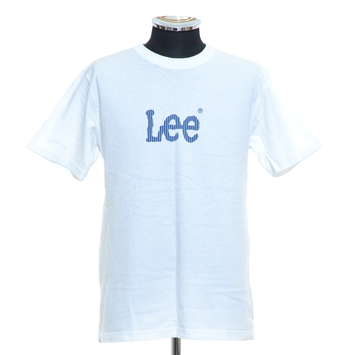 〇450362 Lee リー ○Tシャツ 半袖 クルーネック ロゴプリント サイズS メンズ ホワイト_画像1