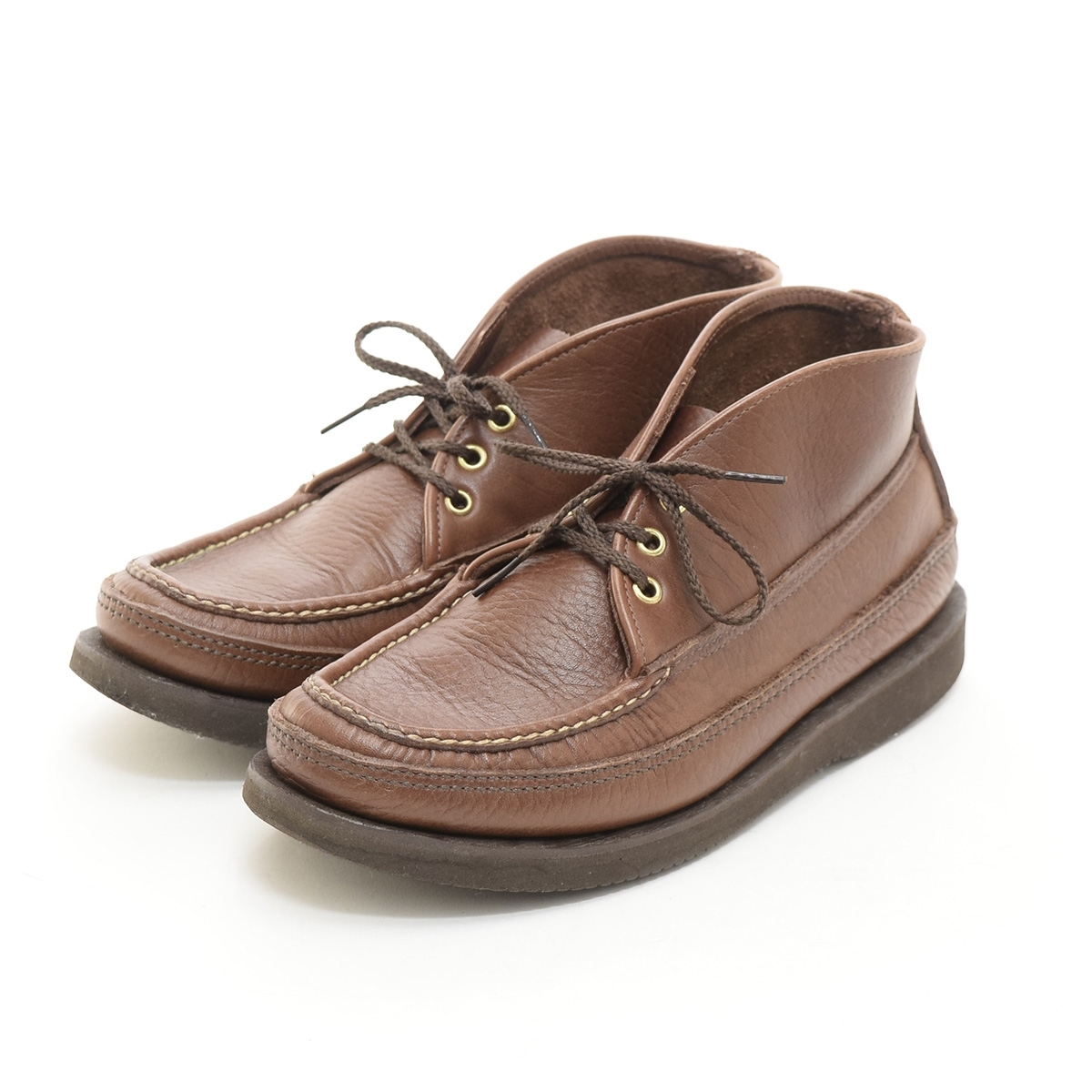 贅沢屋の 革靴 ○チャッカブーツ ラッセルモカシン Moccasin Russell