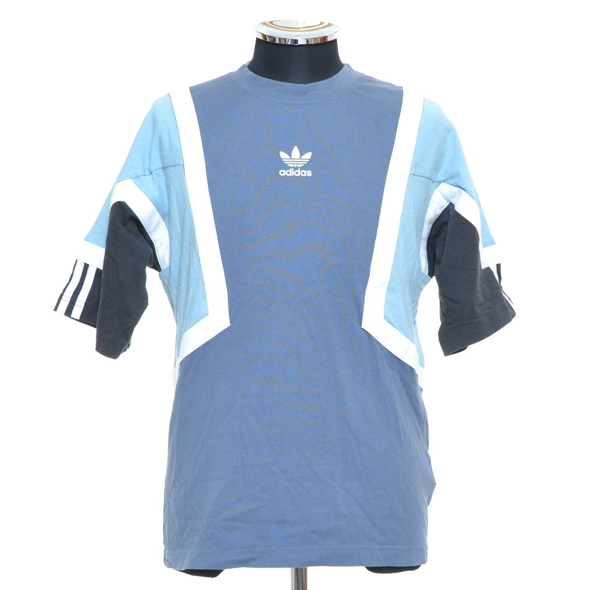 0452379 adidas Originals Adidas Originals * T-shirt short sleeves NOVA TEE CE4841 size XS men's blue 