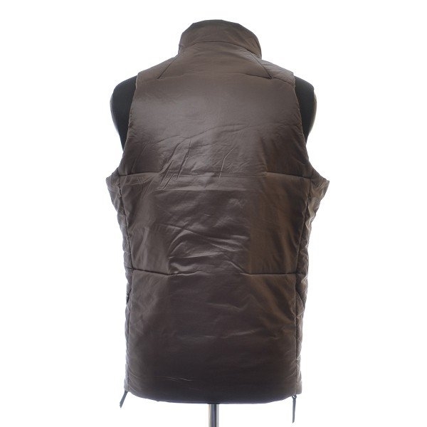 〇118181 DISAERAN ディセラン ジレベスト ◯PADDED VEST 中綿ベスト 1277-499-0301 サイズS メンズ ブラウン（茶） 無地_画像2