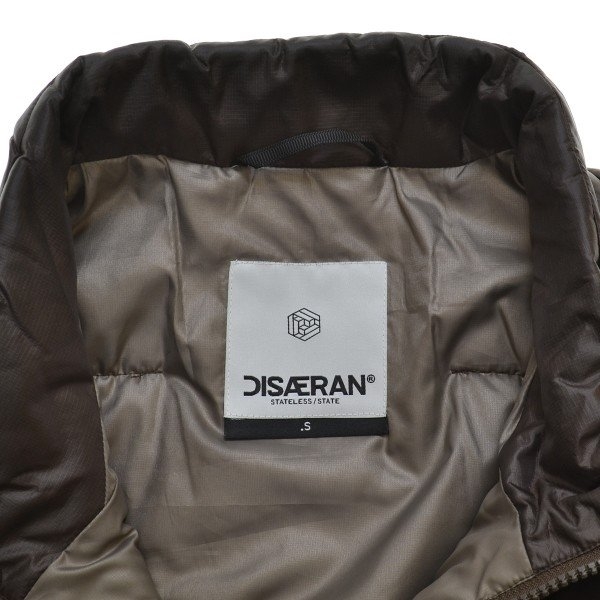 〇118181 DISAERAN ディセラン ジレベスト ◯PADDED VEST 中綿ベスト 1277-499-0301 サイズS メンズ ブラウン（茶） 無地_画像3