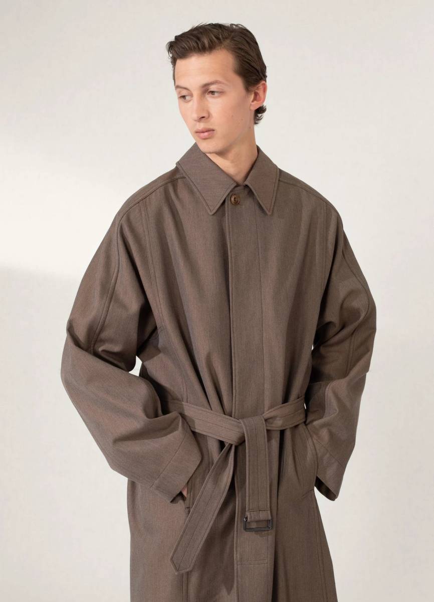 極美品 LEMAIRE ルメール 20AW MILITARY OVERCOAT ミリタリーオーバー