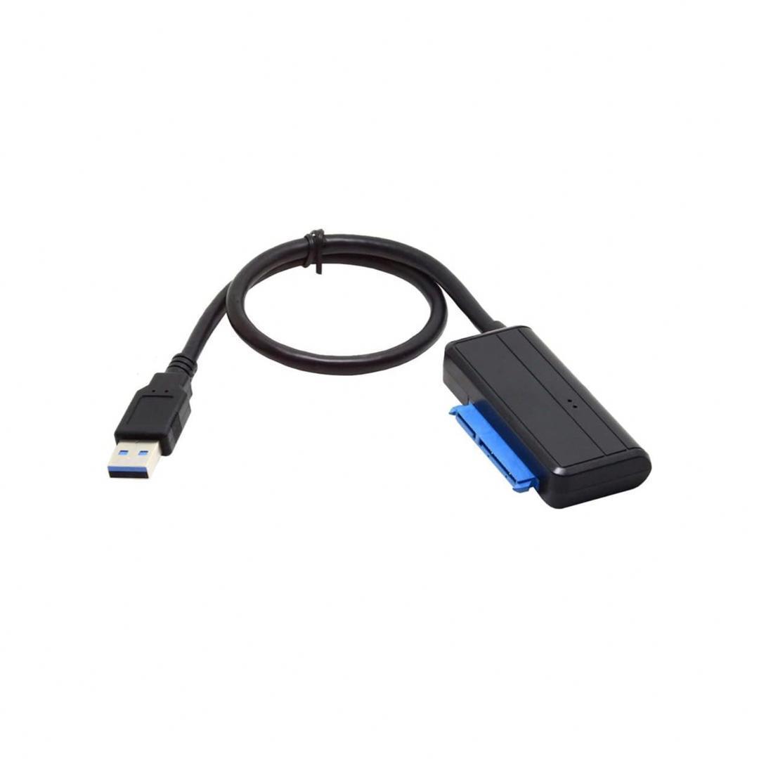 USB 3.0 - 角度付きSATA 22ピンアダプターケーブル_画像1