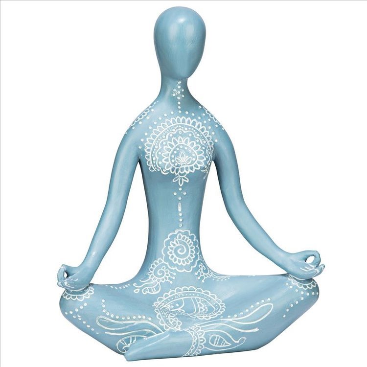 スピリチュアルな禅ヨガ瞑想する像 彫像フィギュア アート彫刻 ヨガスタジオ アロマ ギフト 贈り物 輸入品_画像3