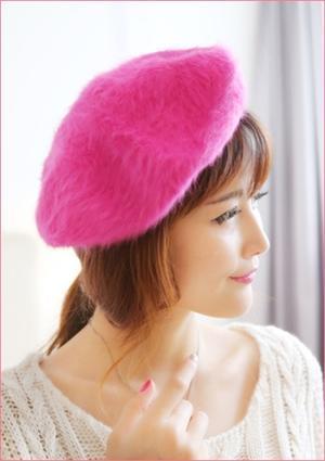 ＮＥＷ　おしゃれ女子のベレー帽(ピンク)　HY-52_画像2