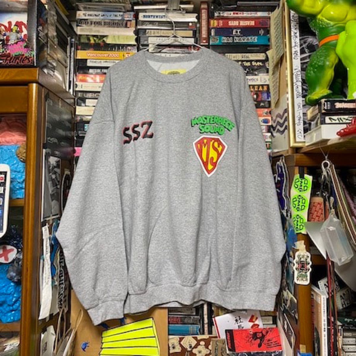 グレーLサイズ　ssz masterpiece マスターピース　スウェット　sweat ビームス　beams トレーナー　裏起毛