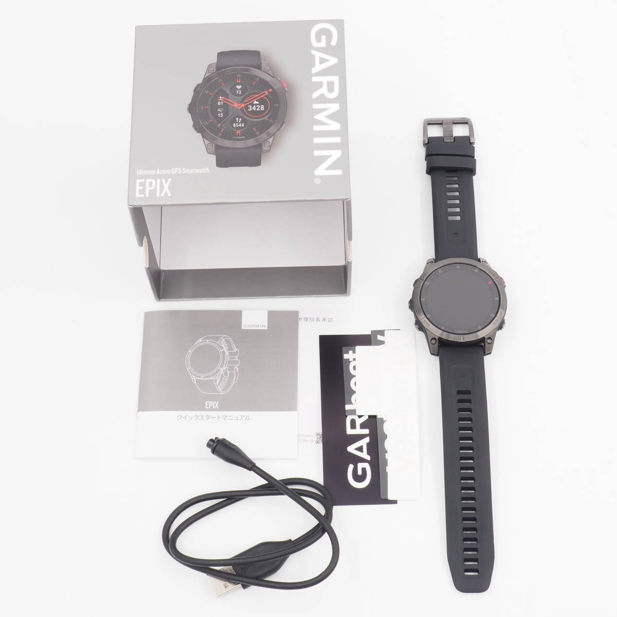 素晴らしい価格 Carbon Sapphire epix 【新品級】GARMIN(ガーミン
