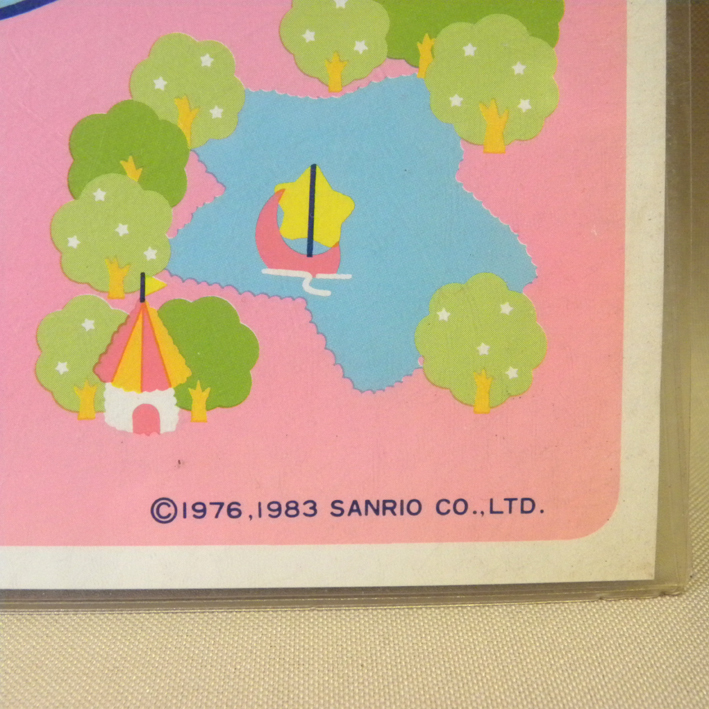 【未使用 新品】1980年代 当時物 コーリン/サンリオ リトルツインスターズ 下敷き ( ビンテージ レトロ Vintage Sanrio Little Twin Stars_画像2