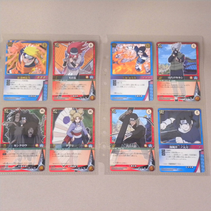 【全36種 フルコンプ 未使用 新品】ジャンボカードダス NARUTO カードゲーム 拡張ファイリングシート2(Bandai Naruto Trading Cards ナルト_画像3