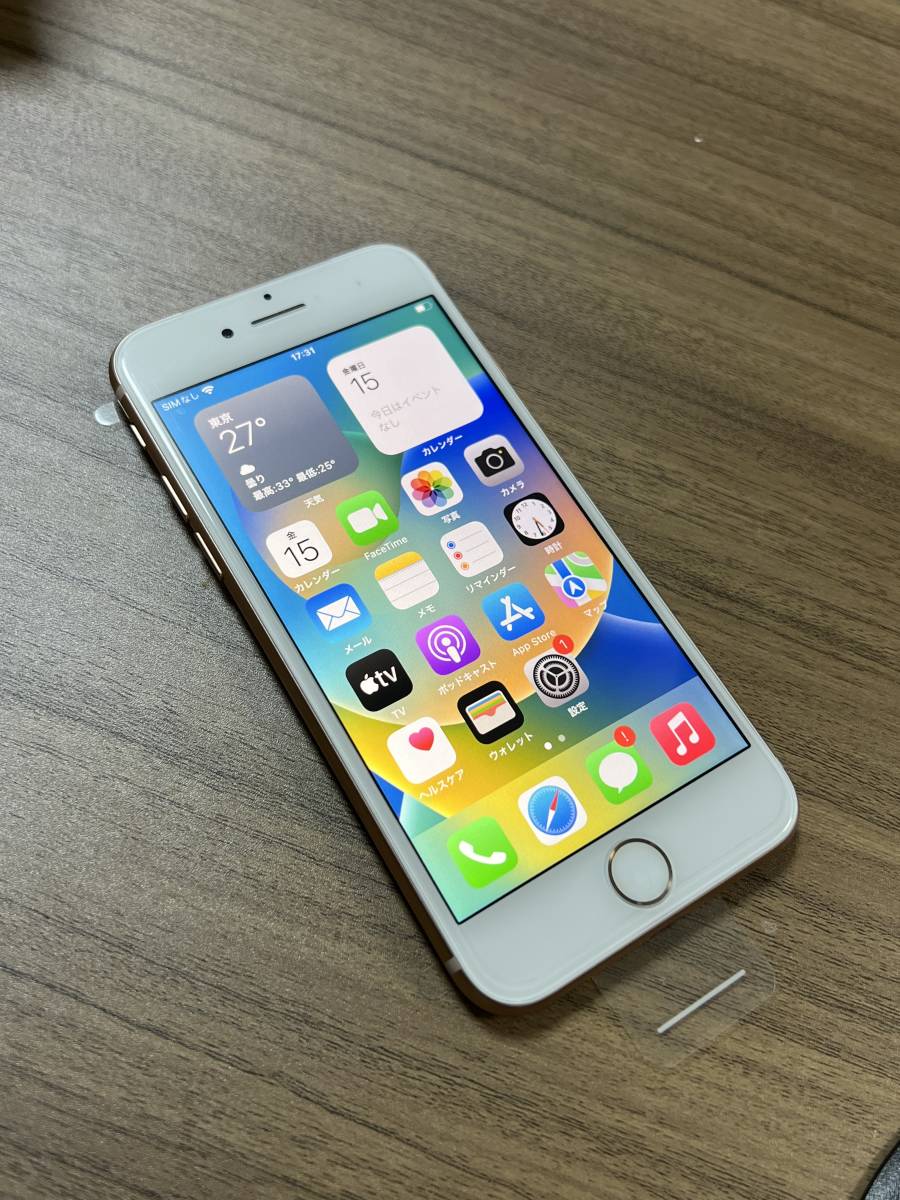 付属品未使用】iPhone 8 ゴールド 64 GB docomo-