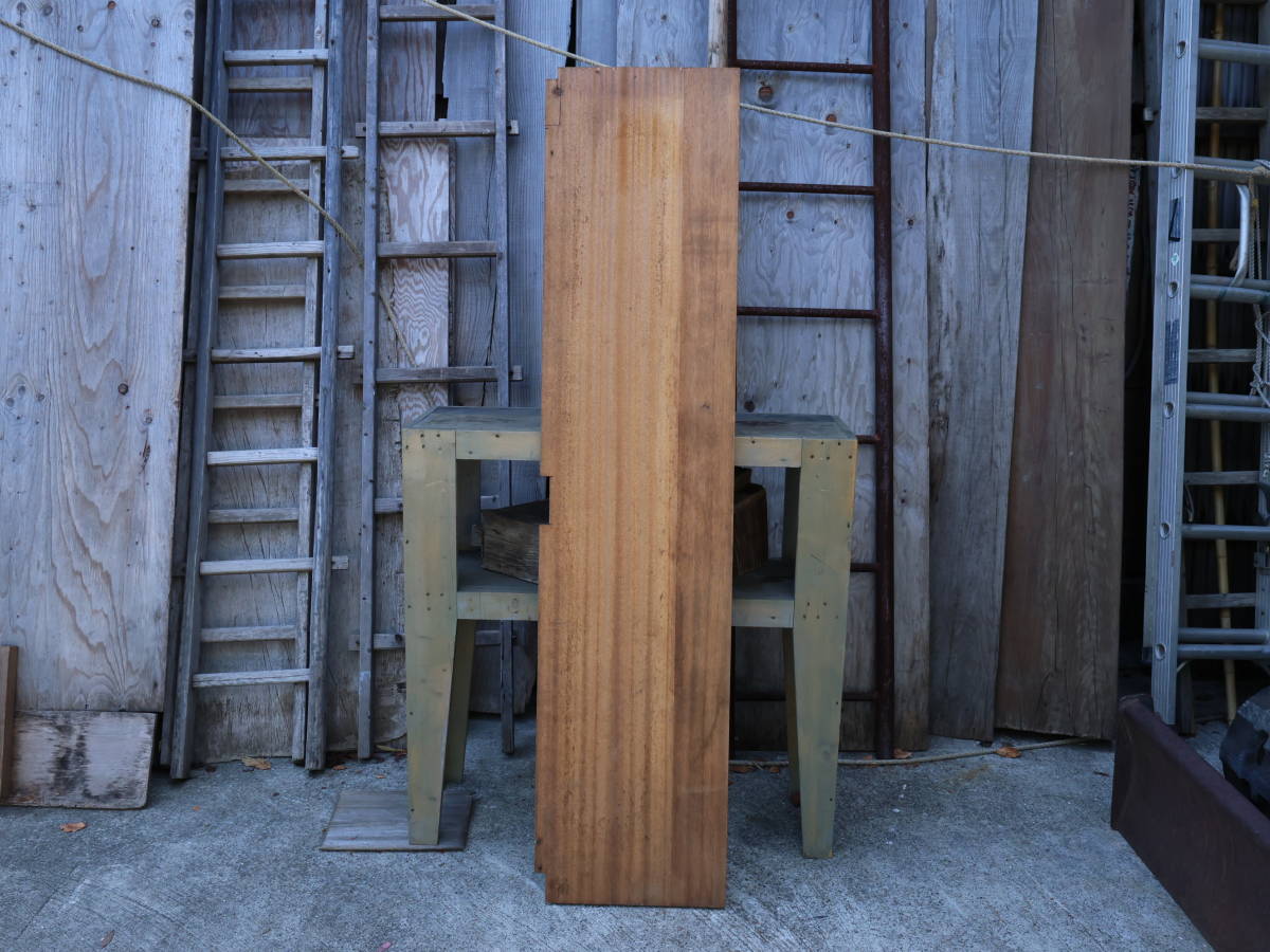 『ラワン板』No,481 無垢材 天然木 天板 古板 古木 柾目 木工 時代物 アンティーク ヴィンテージ DIY リノベーション