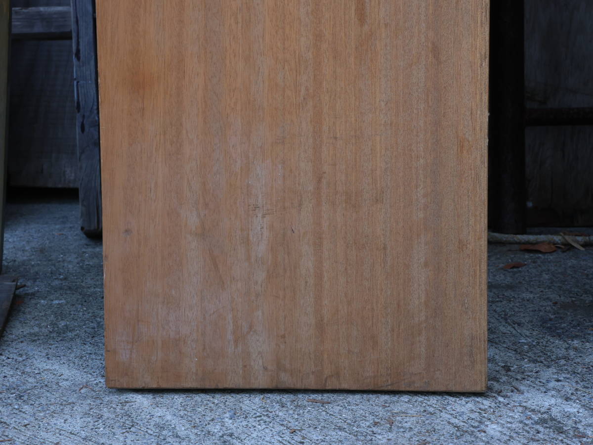 『ラワン板』No,482 無垢材 天然木 天板 古板 古木 柾目 木工 時代物 アンティーク ヴィンテージ DIY リノベーション_画像3