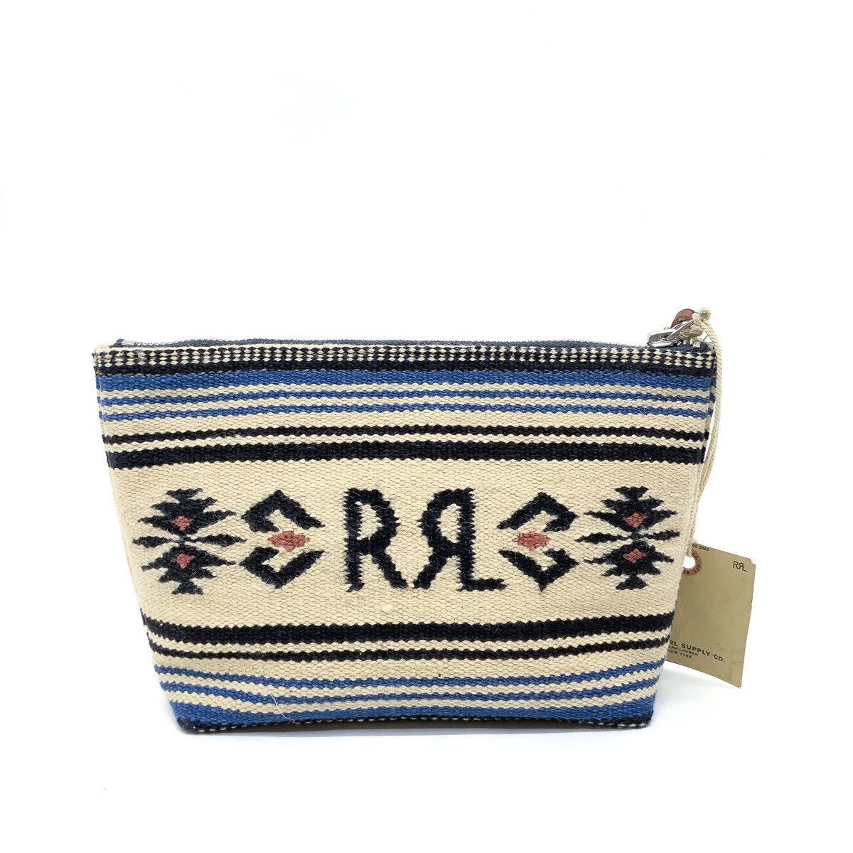 新品*RRL*ハンドウーブン ジャカード ピロー* クッション*ダブルアール