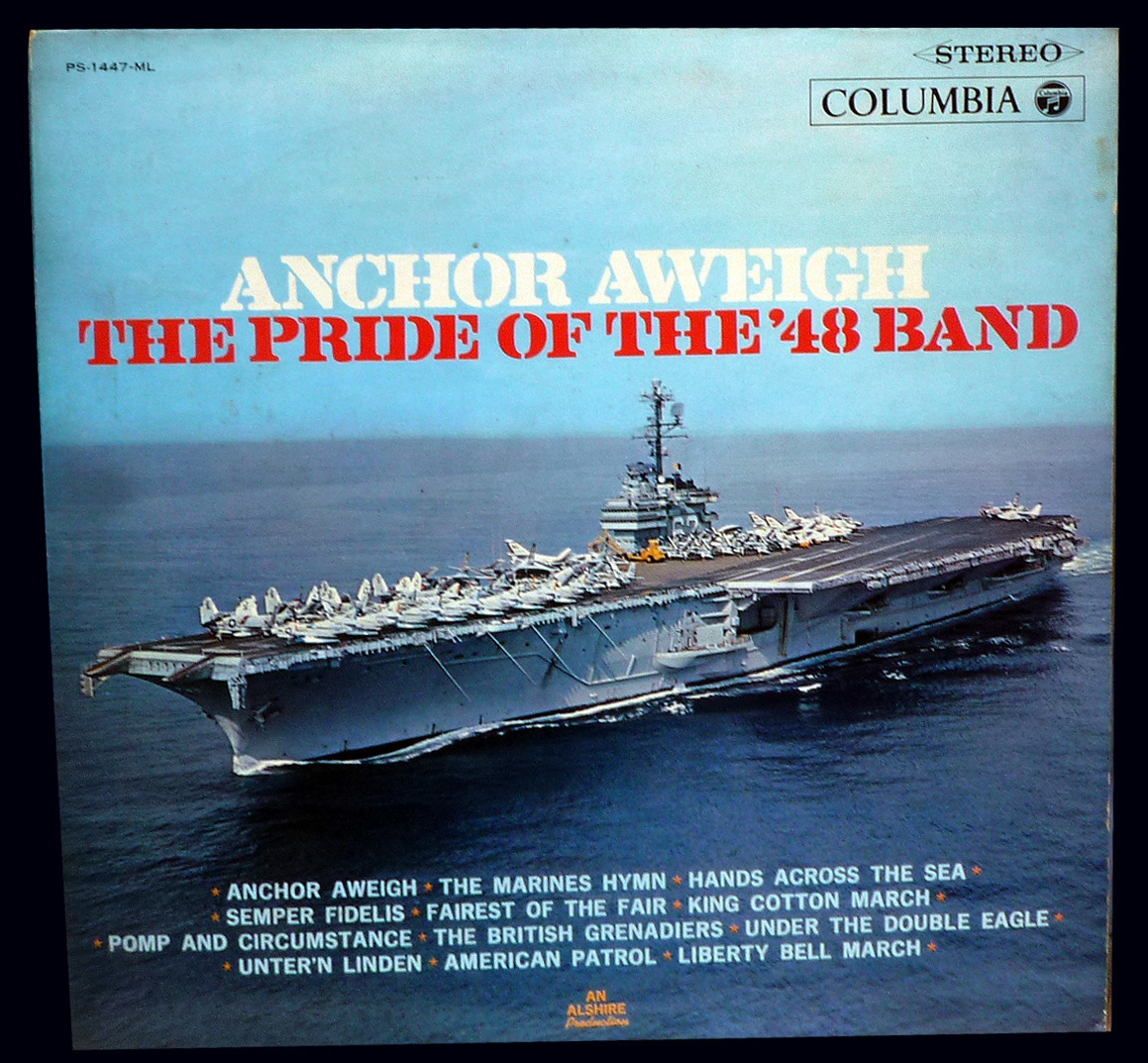 ●LPレコード　 ANCHOR AWEIGH THE PRIDE OF THE ’48 BAND コロンビア_画像1