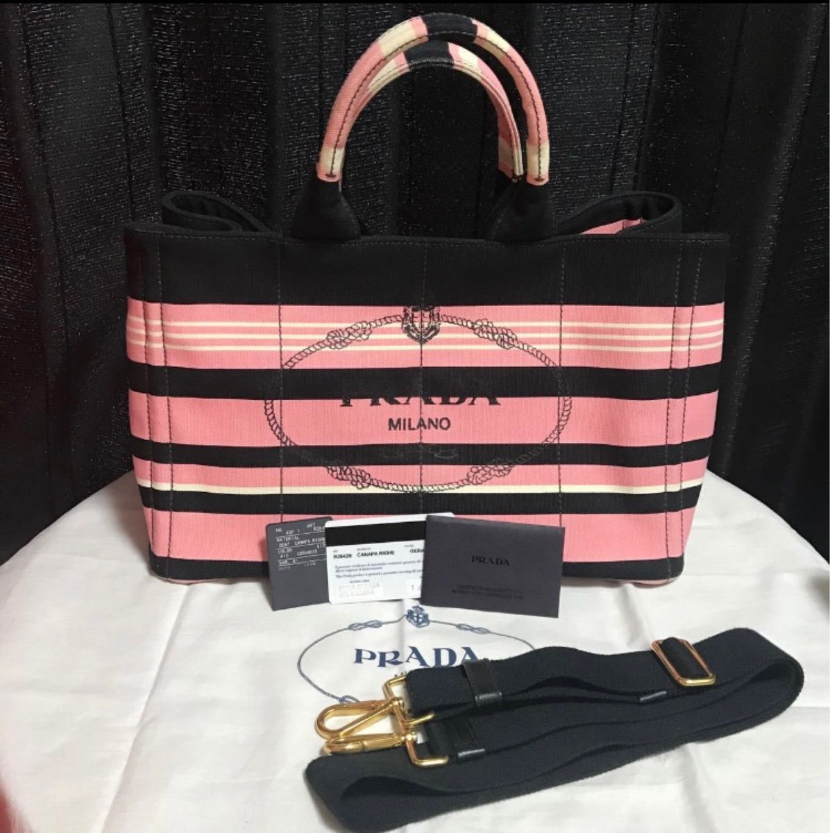 PRADA プラダ カナパ 2way トートバッグ｜PayPayフリマ