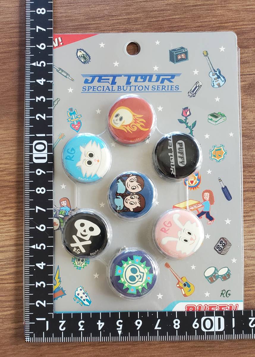 PUFFY　パフィー　JET　TOUR　サンダーバニー　缶バッチ_画像3