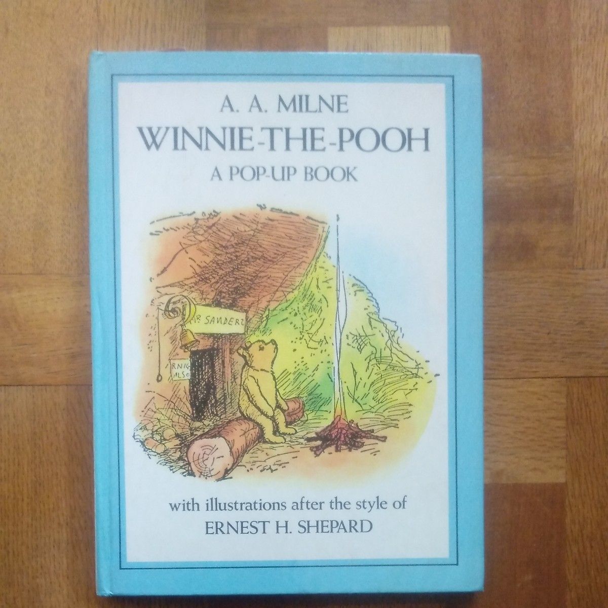 カラクリ絵本　しかけ絵本　Winnie the Pooh　プーさん　英語版　破れ汚れ有り