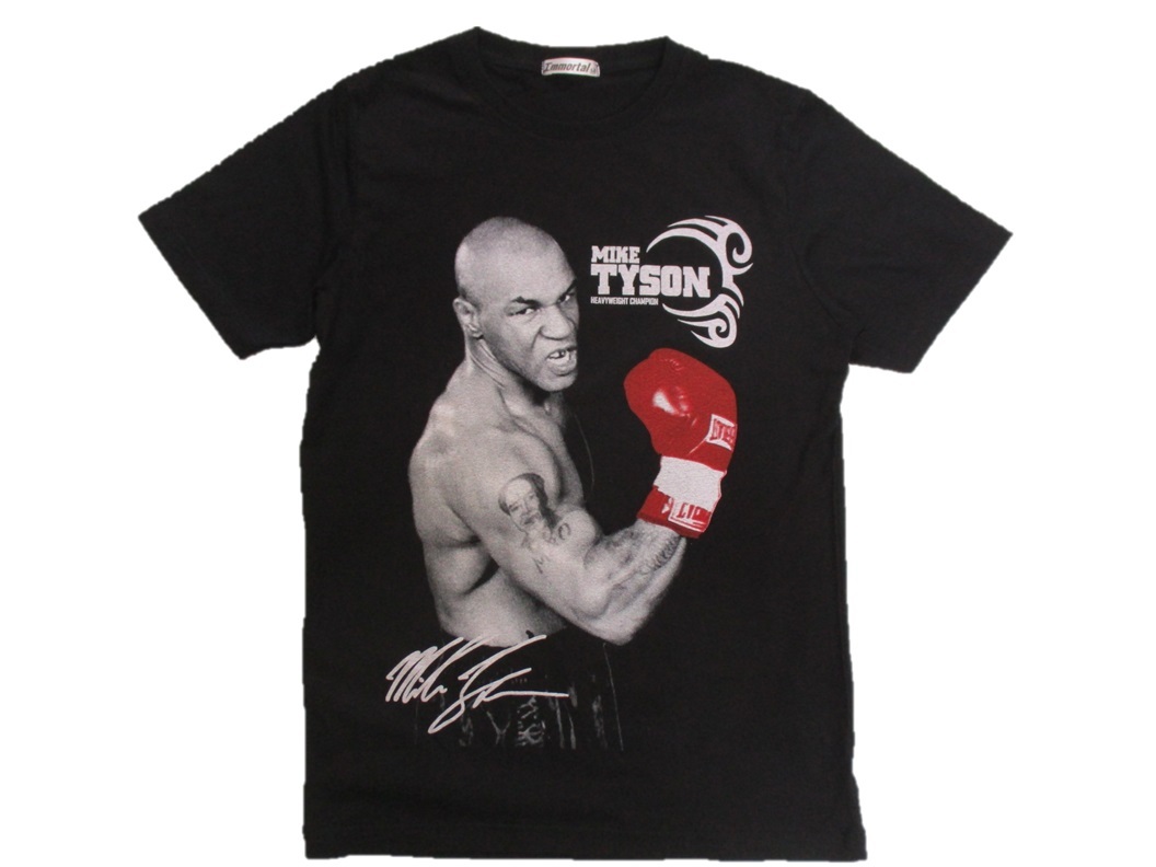 新品 ボクシングTシャツ 黒 ブラック Lサイズ マイク・タイソン 新品 ボクシングTシャツ 黒 ブラック Lサイズ マイク・タイソン