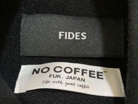 NO COFFEE × FIDES コラボパーカー 黒 サイズM 《美品》｜PayPayフリマ