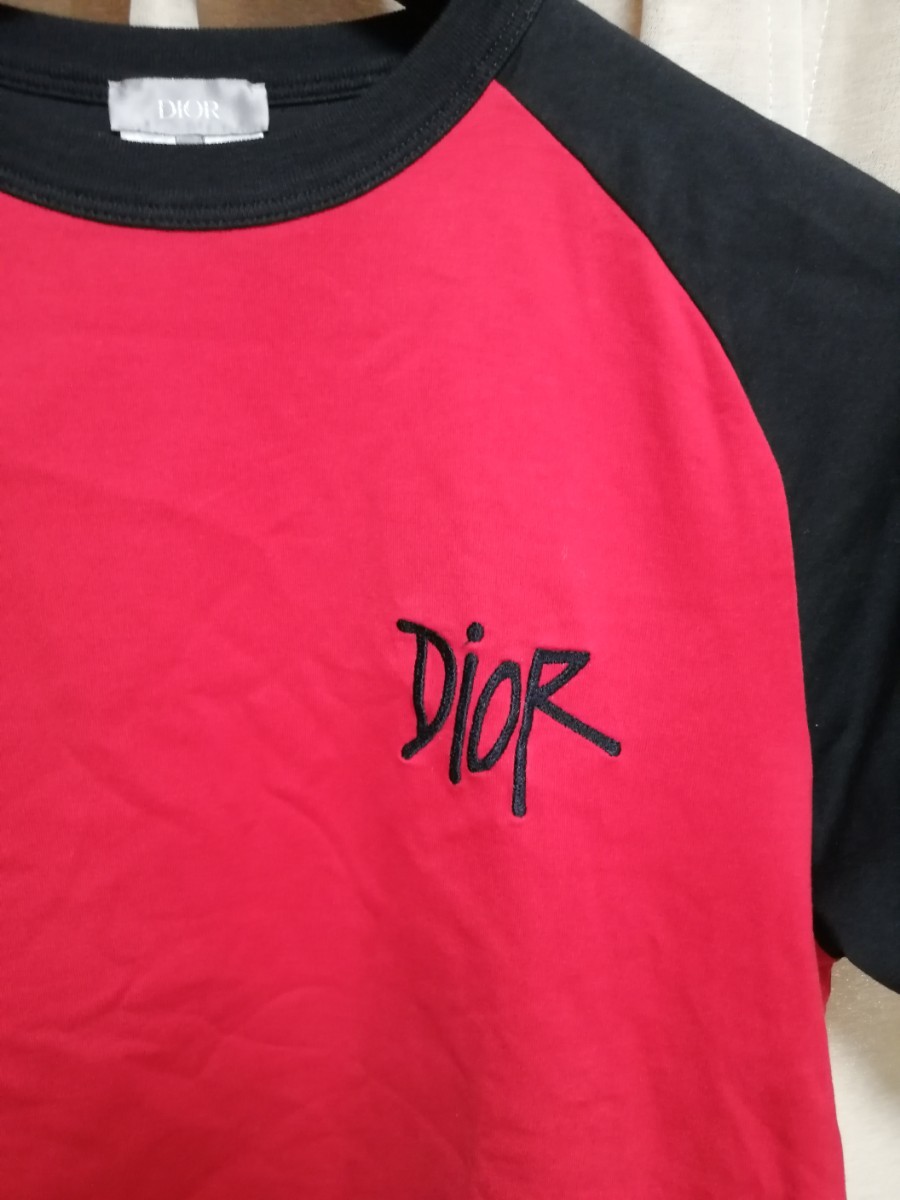 美品 Dior Tシャツ オブリーク シースルーTシャツ アイボリー-