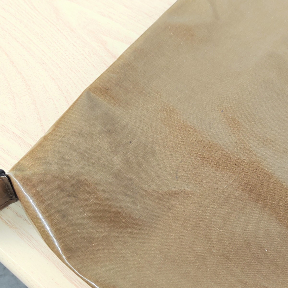 2309012 Kitamura Kitamura эко-сумка рука большая сумка 2way винил покрытие внутри карман светло-коричневый тон 