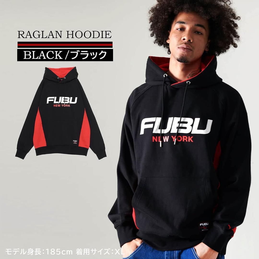 FUBU(フブ) パーカー ロゴ オーバーサイズ アメカジ