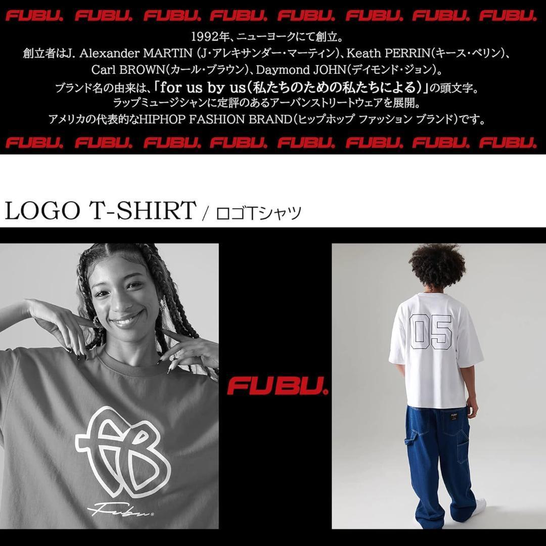FUBU(フブ) Tシャツ 半袖 ロゴ プリント オーバーサイズ アメカジ_画像6