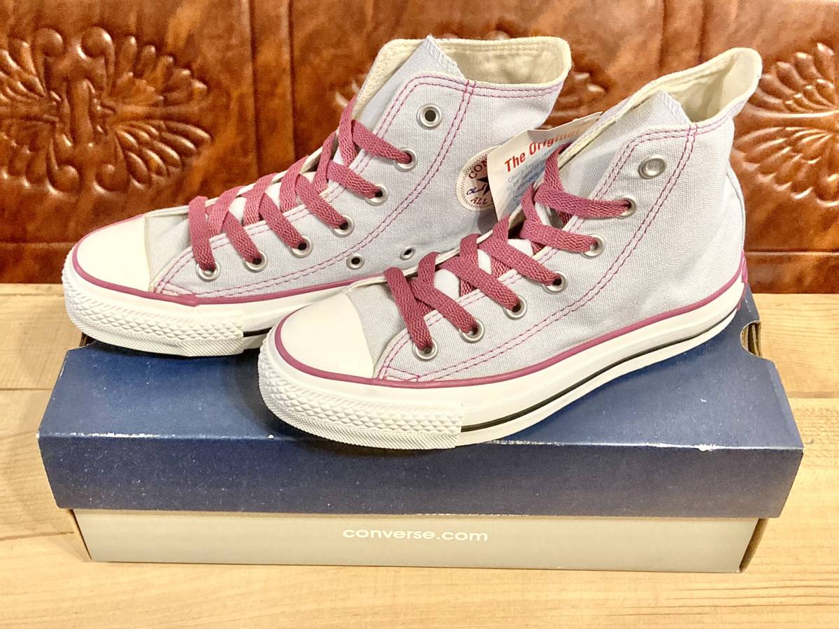 ★☆希少レア!コンバース ALL STAR HI ライトブルー/パープル 3.5 22.5cm converse オールスター ハイカット デッド ビンテージ 2223☆★_画像1