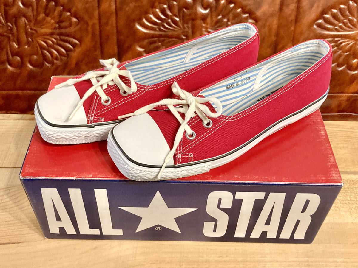 ★☆希少レア!コンバース ALL STAR CHUCKS 50's 赤 22.5cm パンプス converse オールスター デッド ミュール チャック ビンテージ 2223☆★