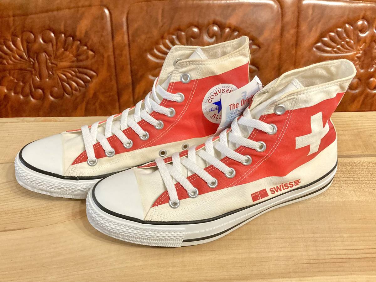 高級感 航空会社 スイス オールスター converse 27cm 8.5 SWISS STAR